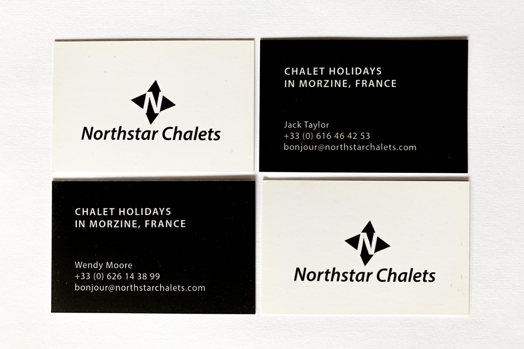 Northstar chalets business cards