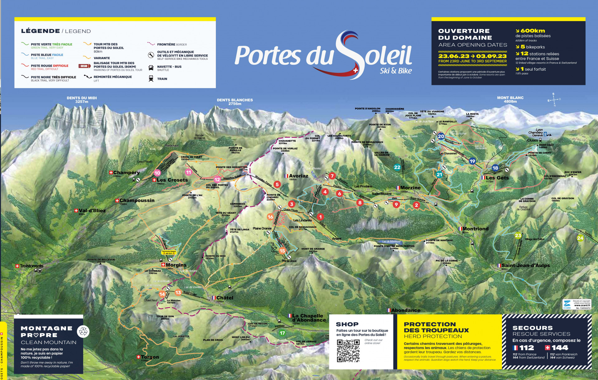 PDS piste trail map