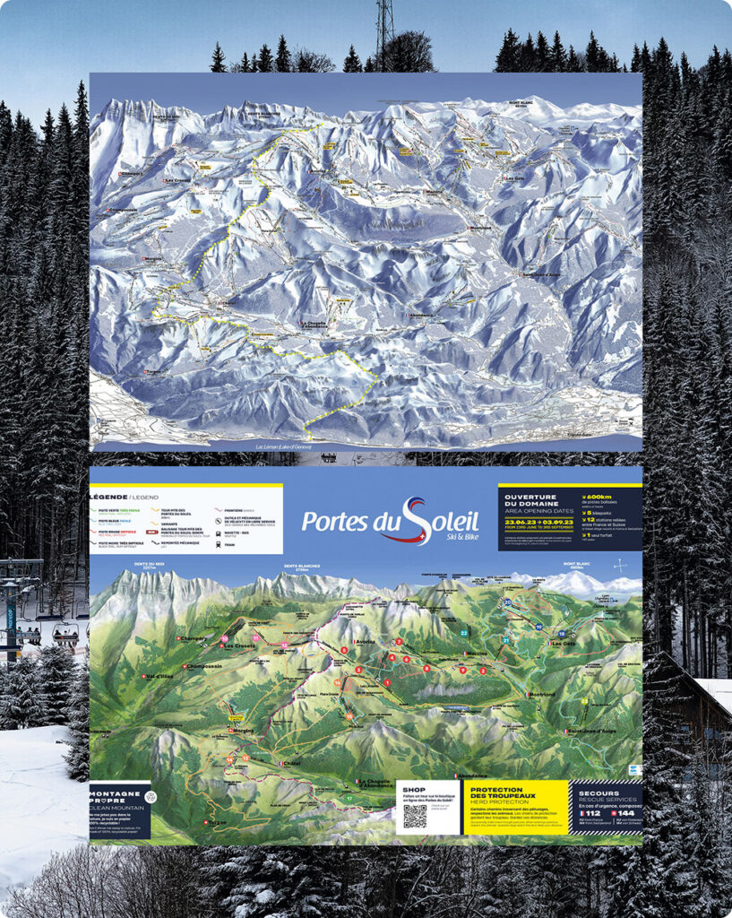 piste map avoriaz morzine