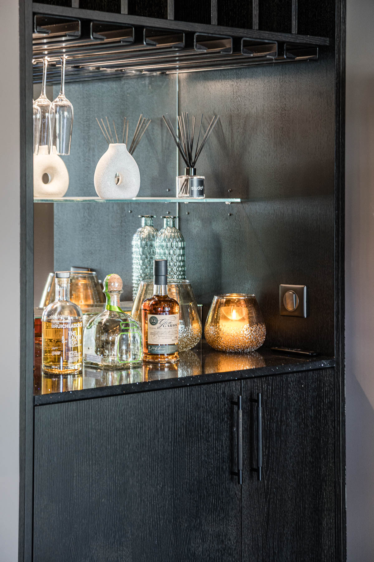 Drinks cabinet at Chalet Floralies