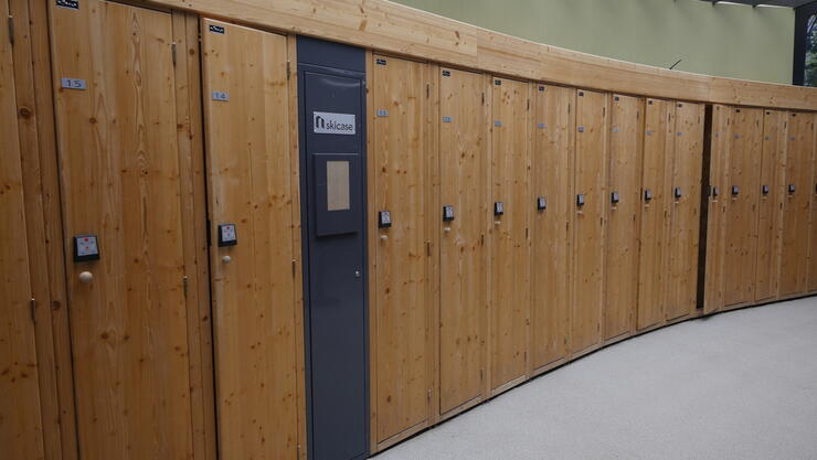 Ski lockers Pleney